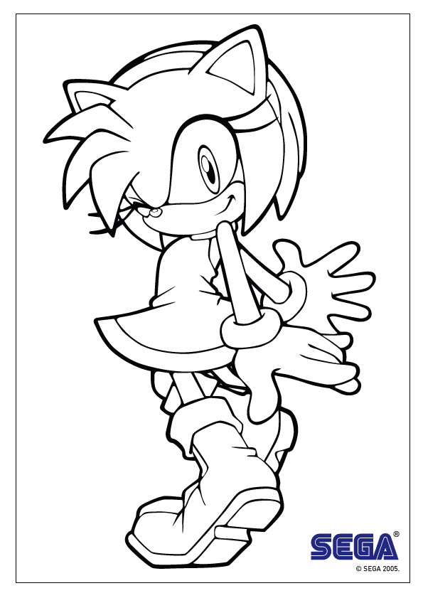 Kids-n-fun.com | Coloring page Sonic X Sonic X
